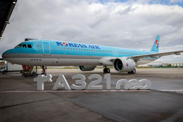 Korean Air takes delivery of first A321neo