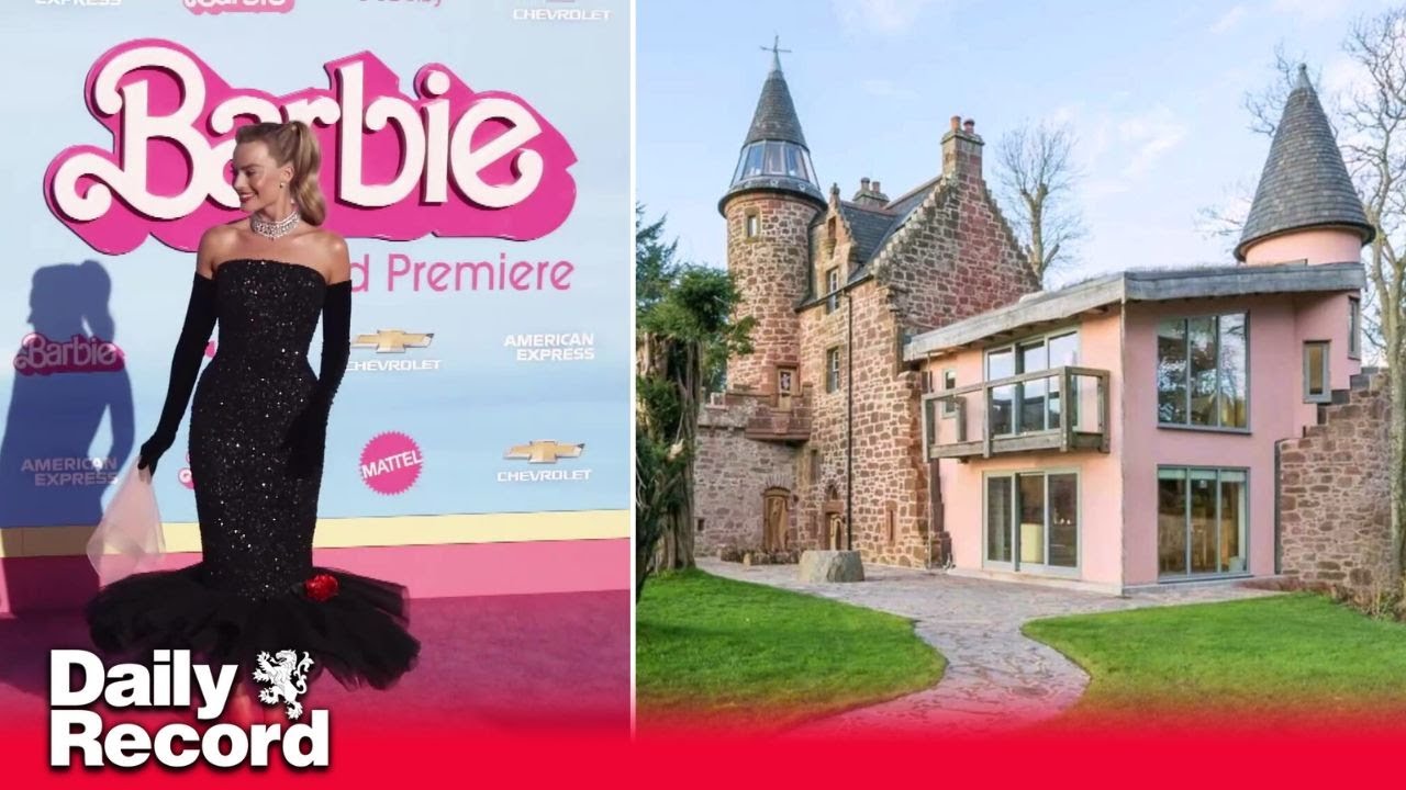 Barbie travel guide to Scotland including historic pink castles and beaches